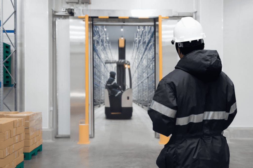 Magazzino refrigerato industriale
